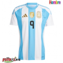 Camiseta Argentina Julian Alvarez #9 Primera Equipación Copa America 2024 manga corta